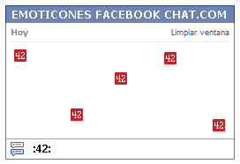 Como poner una Carita 42 en Facebook