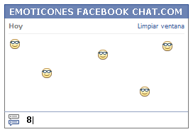 Como poner una Carita anteojos en Facebook