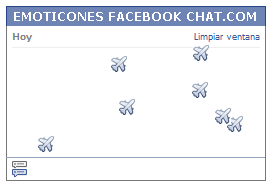 Como poner una Carita avion en Facebook