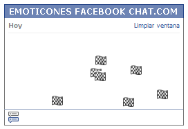 Como poner una Carita bandera de meta de automovil en Facebook