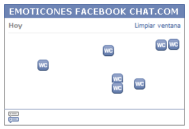 Como poner una Carita bano wc en Facebook