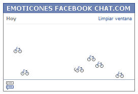 Como poner una Carita bicicleta en Facebook