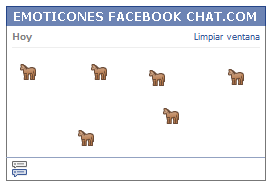 Como poner una Carita caballo en Facebook