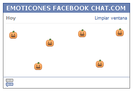 Como poner una Carita calabaza en Facebook