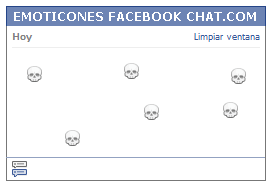 Como poner una Carita calavera en Facebook