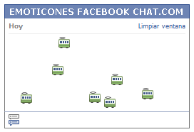 Como poner una Carita carro de tren en Facebook