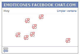 Como poner una Carita circulo de corazónes en Facebook