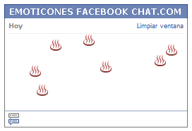 Como poner una Carita comida caliente en Facebook