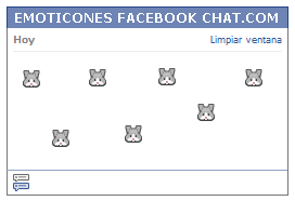 Como poner una Carita conejo en Facebook