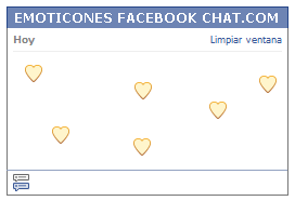 Como poner una Carita corazón amarillo en Facebook