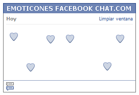 Como poner una Carita corazón azul en Facebook