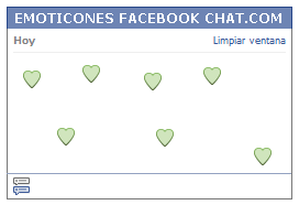 Como poner una Carita corazón verde en Facebook