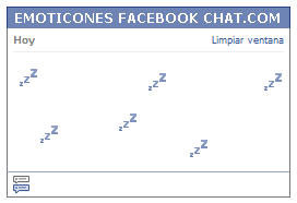 Como poner una Carita dormir en Facebook