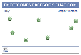 Como poner una Carita estatua de la libertad en Facebook