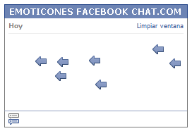 Como poner una Carita flecha a la izquierda en Facebook