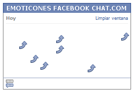 Como poner una Carita flecha curvada hacia arriba en Facebook