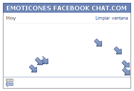 Como poner una Carita flecha diagonal hacia abajo a la derecha en Facebook