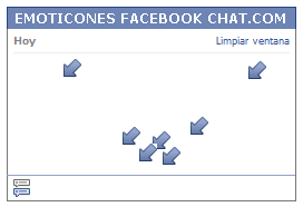 Como poner una Carita flecha diagonal hacia abajo a la izquierda en Facebook