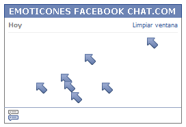 Como poner una Carita flecha diagonal hacia arriba a la izquierda en Facebook