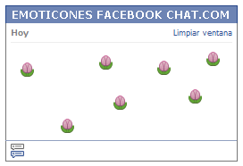 Como poner una Carita flor en Facebook