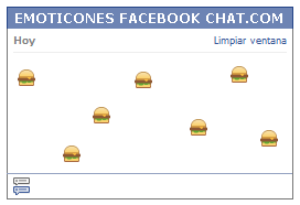 Como poner una Carita hamburguesa en Facebook