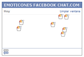 Como poner una Carita helado en vaso en Facebook