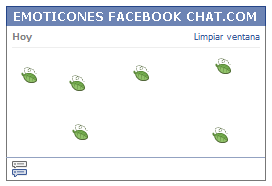 Como poner una Carita hoja verde en Facebook