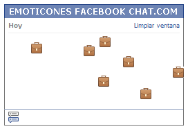 Como poner una Carita maletin en Facebook