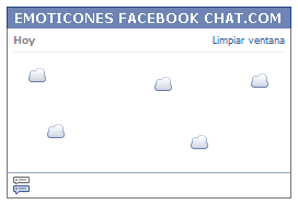 Como poner una Carita nube en Facebook