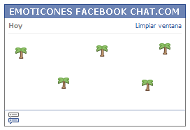 Como poner una Carita palmera en Facebook