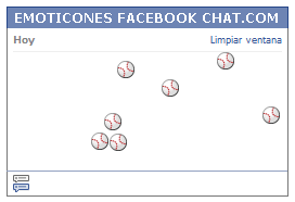 Como poner una Carita pelota de beisbol en Facebook