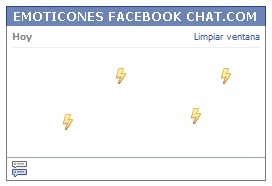 Como poner una Carita rayo en Facebook