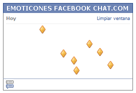 Como poner una Carita rombo grande dorado en Facebook