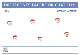 Como poner una Carita santa claus en Facebook