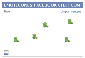 Como poner una Carita serpiente en Facebook