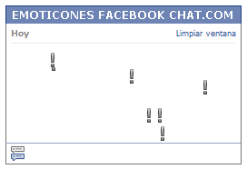 Como poner una Carita signo de exclamacion azul en Facebook