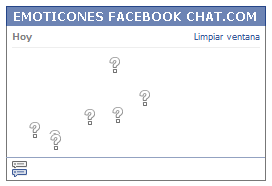 Como poner una Carita signo de interrogacion en Facebook