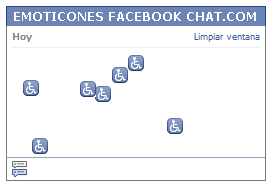 Como poner una Carita simbolo de minusvalido en Facebook