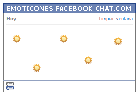 Como poner una Carita sol en Facebook