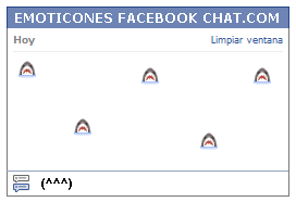 Como poner una Carita tiburon en Facebook