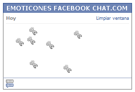 Como poner una Carita tijera en Facebook