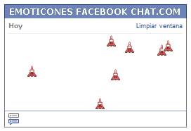 Como poner una Carita torre eiffel en Facebook