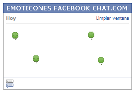 Como poner una Carita trebol en Facebook