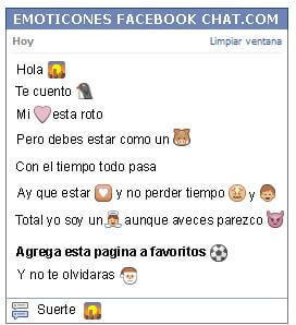 Conversacion con Emoticon amanecer en la ciudad para Facebook