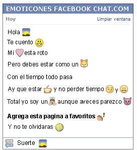 Conversacion con Emoticon amanecer en la montana para Facebook