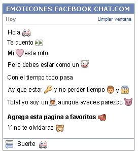 Conversacion con Emoticon ambulancia para Facebook