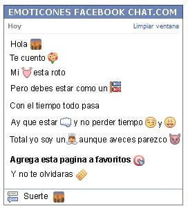 Conversacion con Emoticon atardecer en la ciudad para Facebook