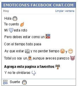 Conversacion con Emoticon cara de pinguino para Facebook