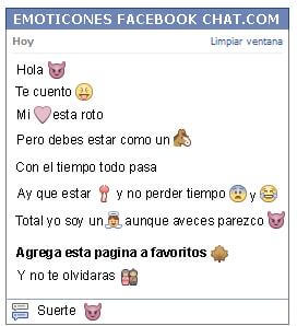 COMO PONER UN EMOTICON DIABLITO EN FACEBOOK