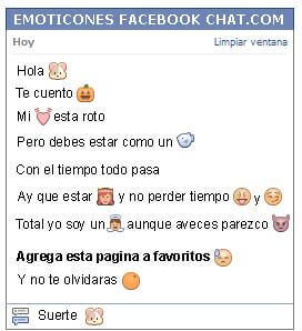 Conversacion con Emoticon hamster para Facebook